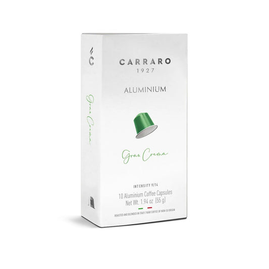 Café Gran Crema Carraro Cápsulas Nespresso Compatíveis 10un