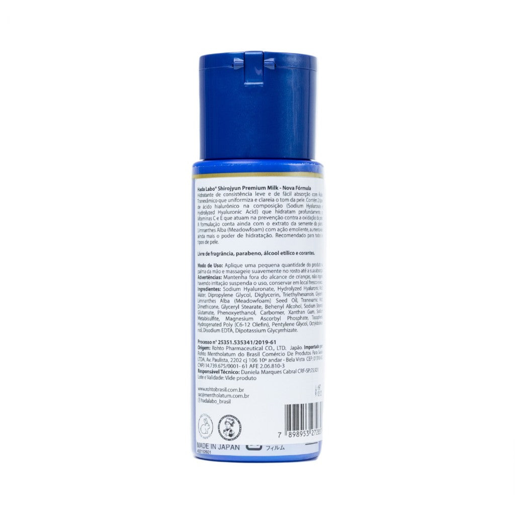 Hidratante Facial Shirojyun Premium Milk 140ml Hada Labo