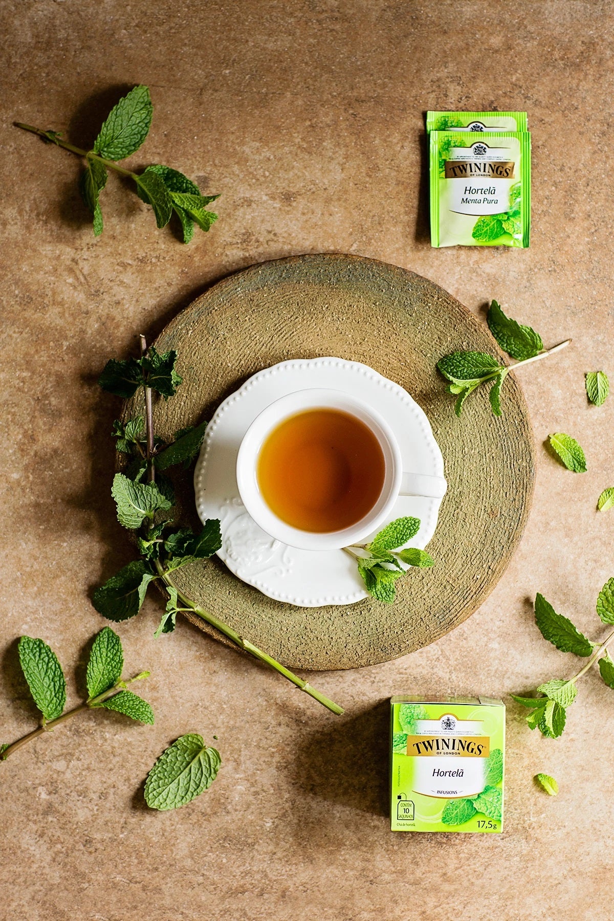 Chá de Hortelã com 10 Sachês 17,5g Twinings
