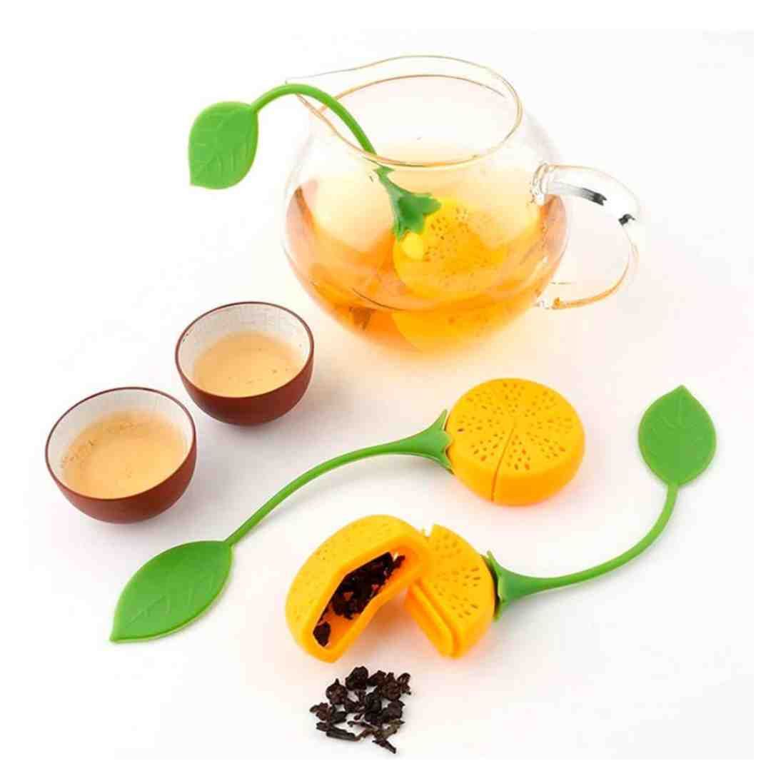 Infusor de Chá em Silicone Limão