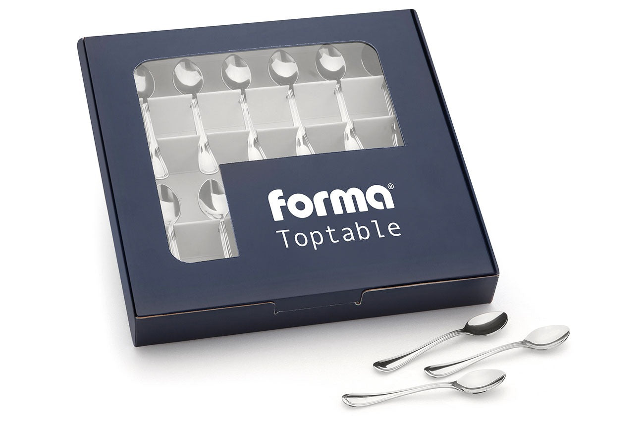 Jogo de Colher para Café Aço Inox Top Table 12pc Forma