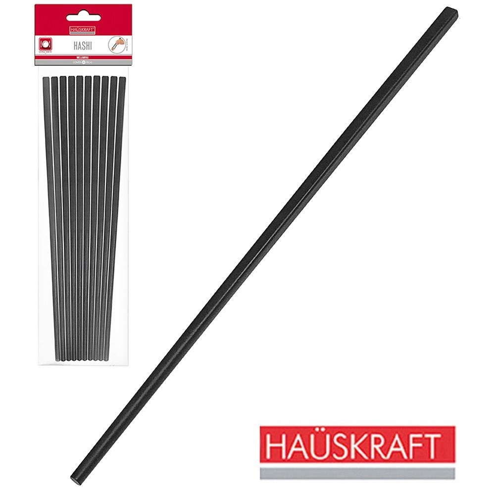 Jogo de Hashi Preto com 5 Pares 24cm