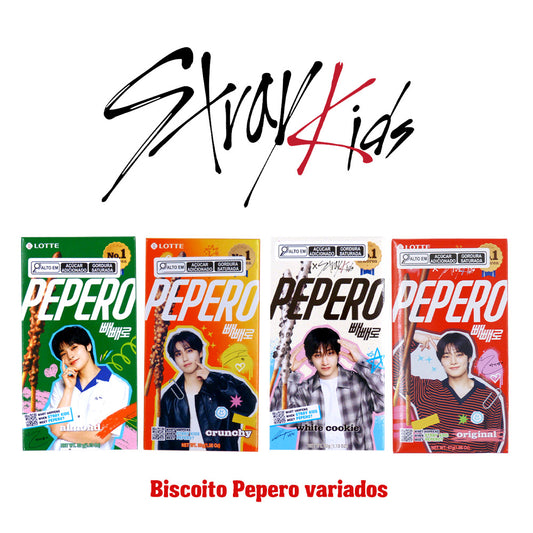 Kit com 4 unidades Pepero Stray Kids - Variados