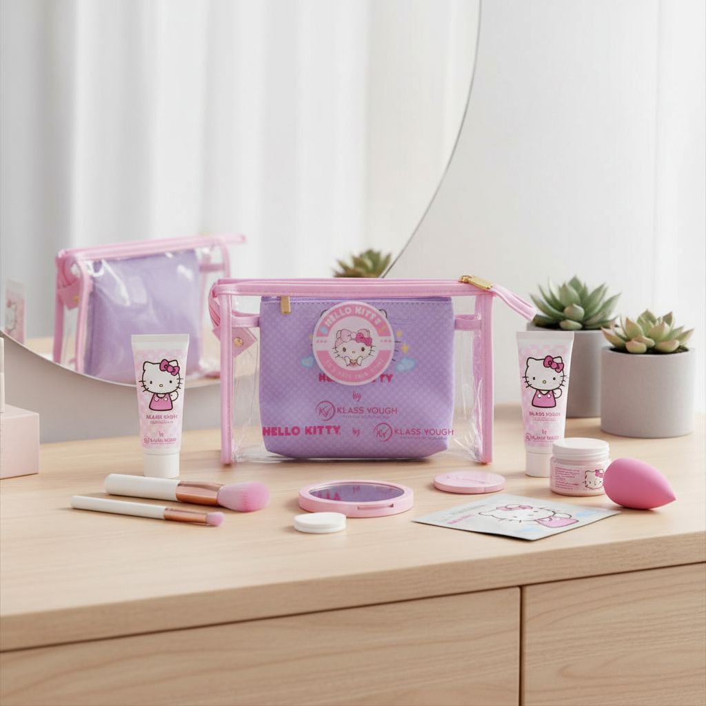 Kit com 2 Necessaire Hello Kitty Klass Vough