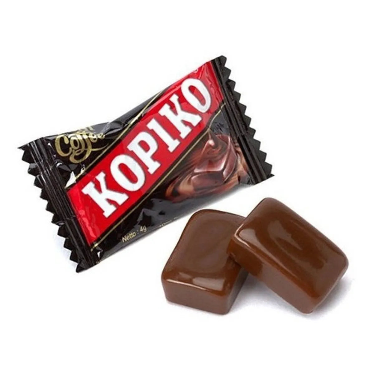 Kit com 3 pacotes de Balas Sabor Café 120g - Kopiko