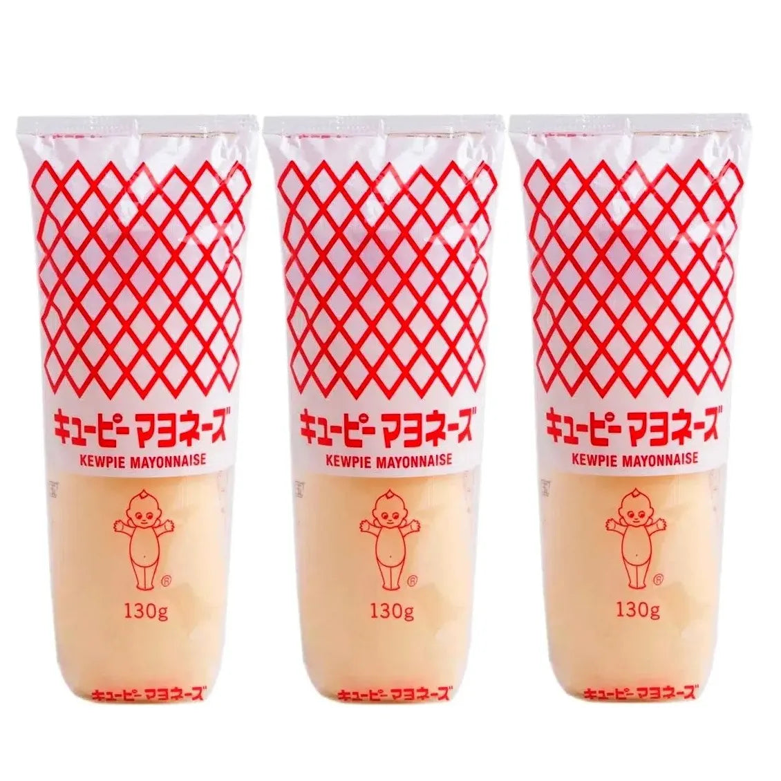 Kit com 3 Maioneses Japonesa Kewpie 130g