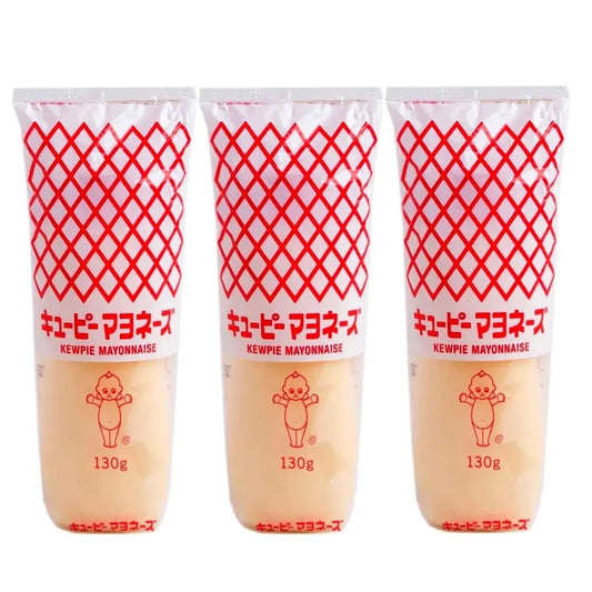 Kit com 3 Maioneses Japonesa Kewpie 130g