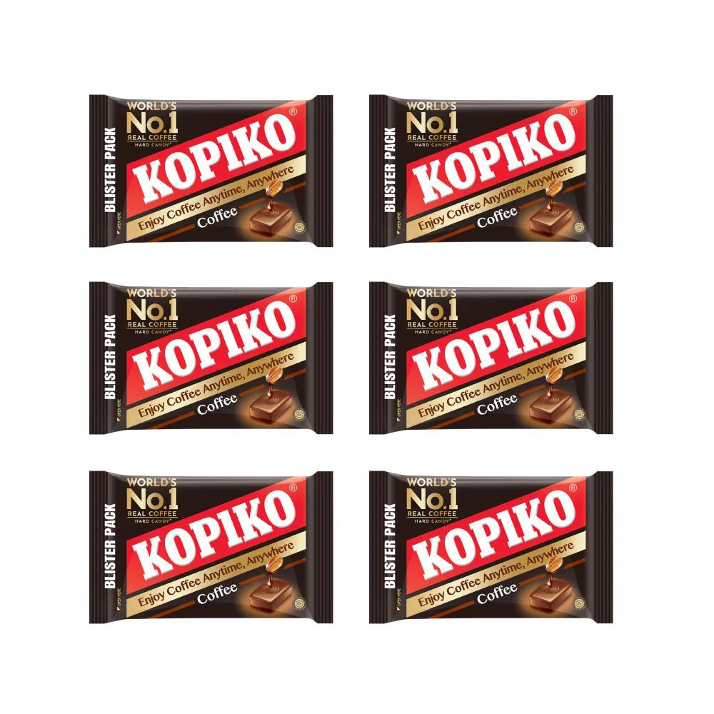 Kit com 6 Blisters de Bala de Café - Kopiko