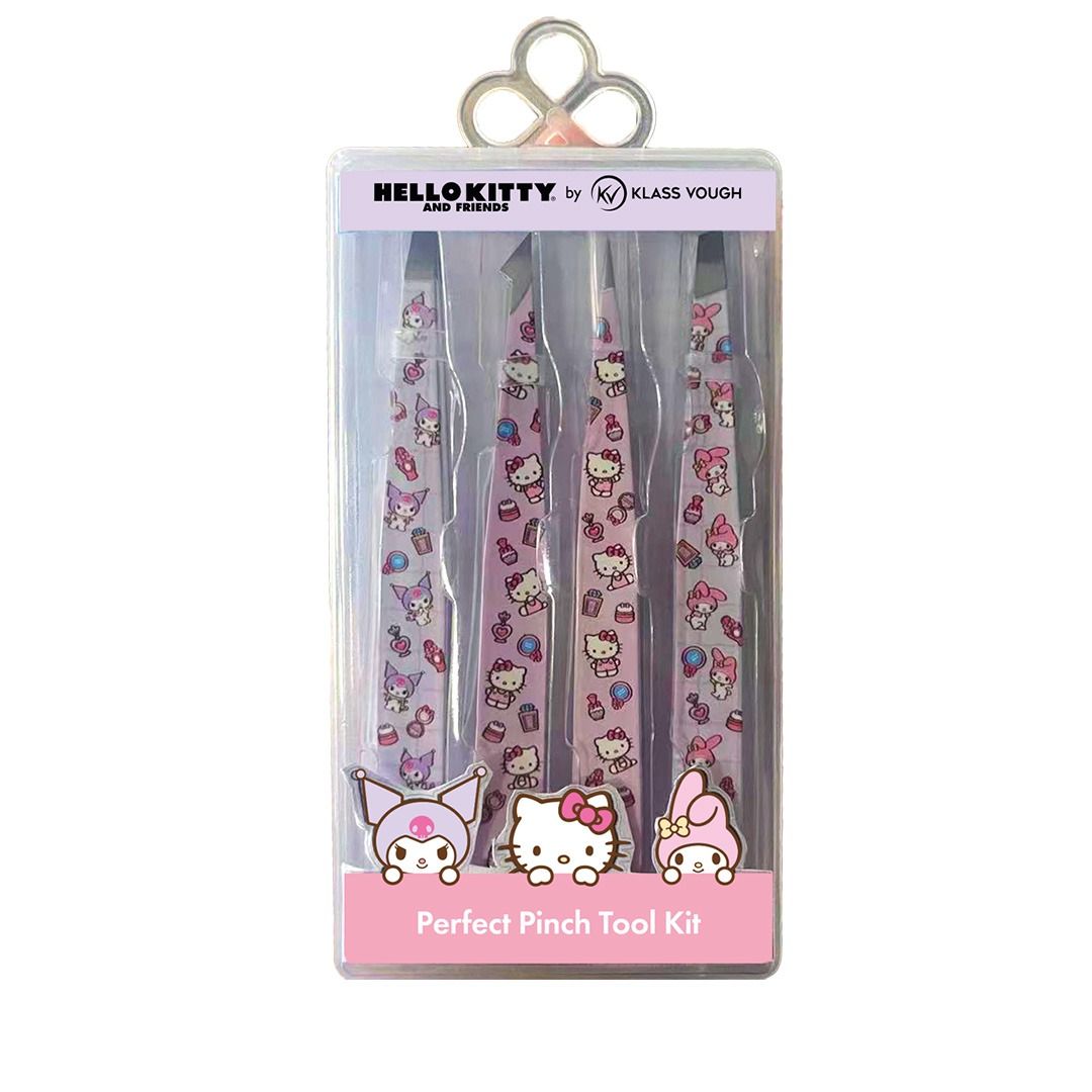 Kit de 4 Pinças com Estampas Hello Kitty