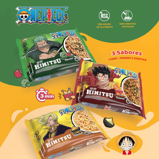 Kit Lamen One Piece 6 unidades