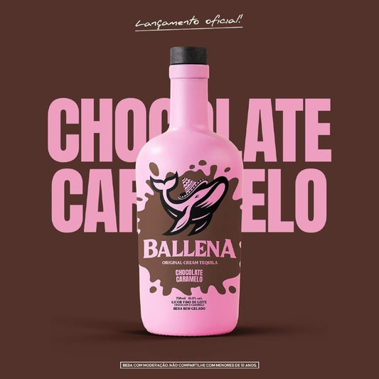 Licor Ballena Chocolate e Caramelo 750ml