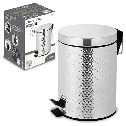 Lixeira Berlim Inox 5L Homeflex