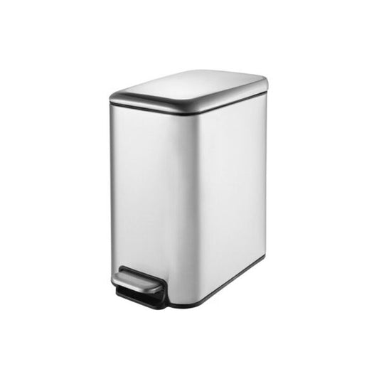 Lixeira Redonda de Aço Inox 3L