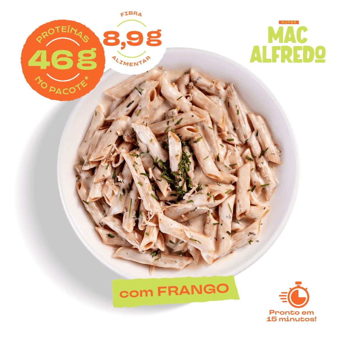 Mac Alfredo com Frango 115g Holy Foods