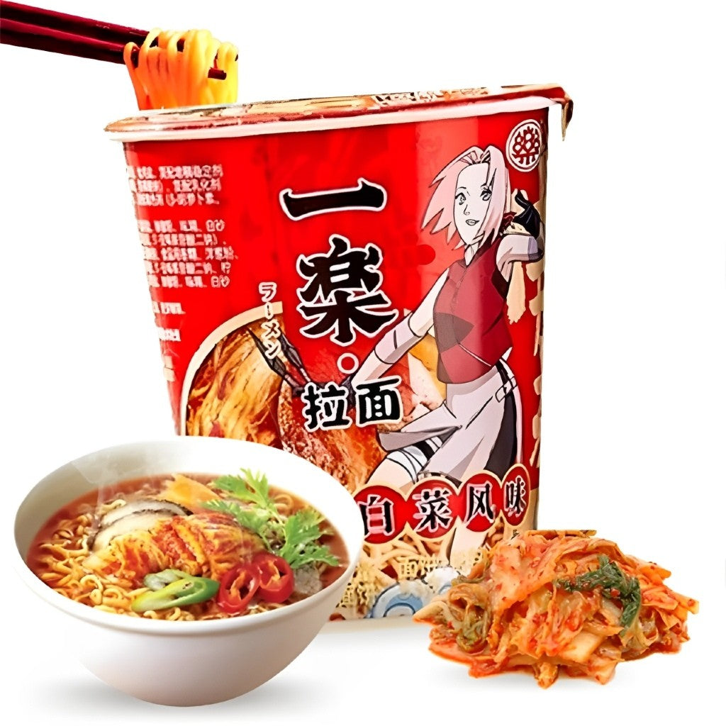 Macarrão Instantâneo Sabor Repolho Picante Naruto 61g Yile Foods