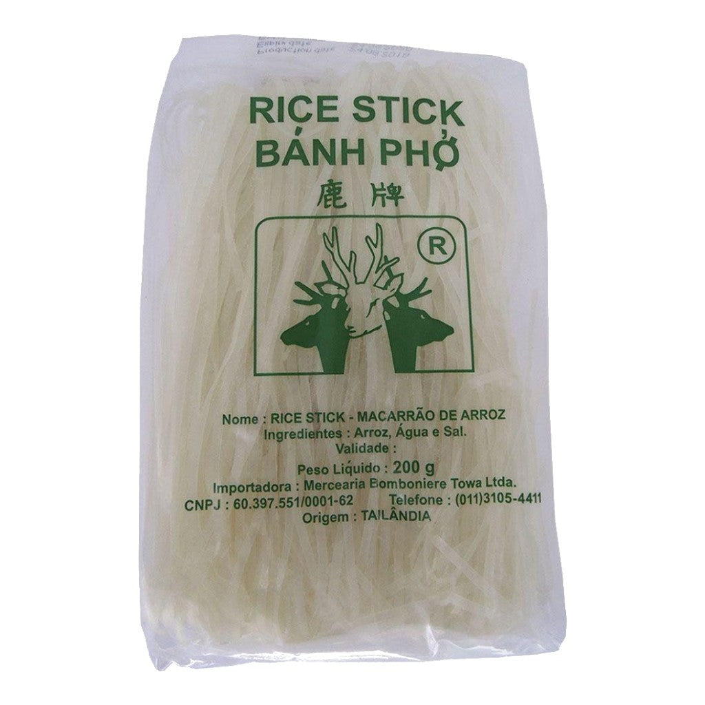 Macarrão de Arroz 10mm 200g Banh Pho