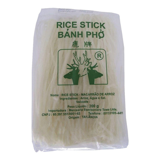 Macarrão de Arroz 10mm 200g Banh Pho