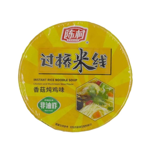 Macarrão de Arroz Instantâneo Sabor Frango com Cogumelo Bowl 100g Chenchun