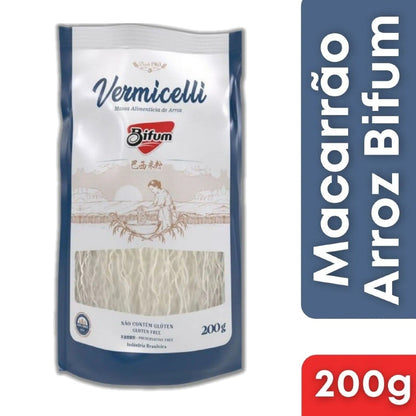 Macarrão de Arroz Vermicelli Bifum 200g Sem Glúten