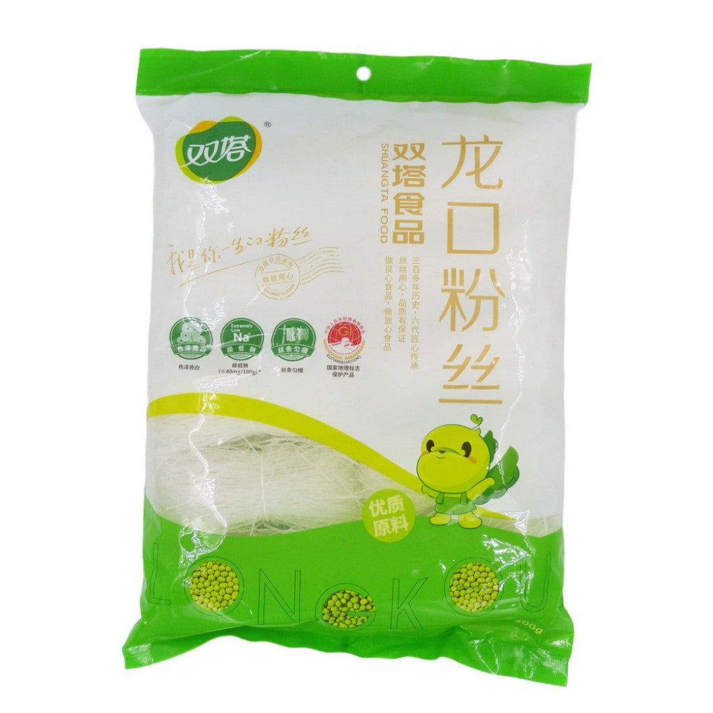 Macarrão de Feijão Verde Harusame 500g Shuangta Food