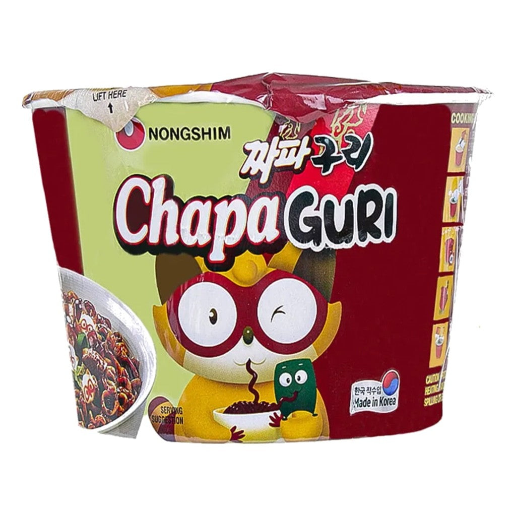 Macarrão Instantâneo Apimentado Chapaguri Soja Preta 114g Nongshim