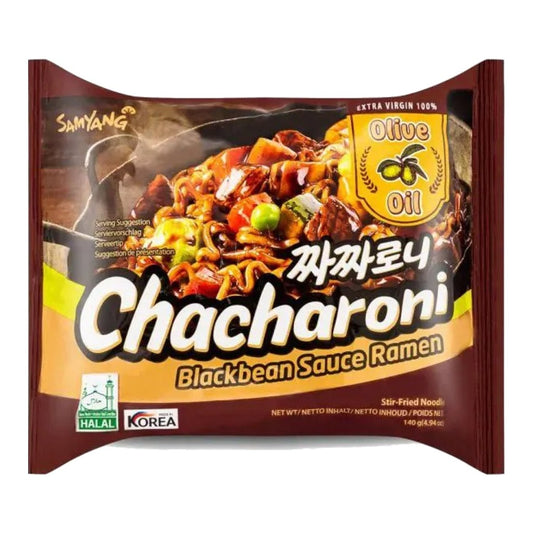 Macarrão Instantãneo Chacharoni Soja Preta 140g Samyang