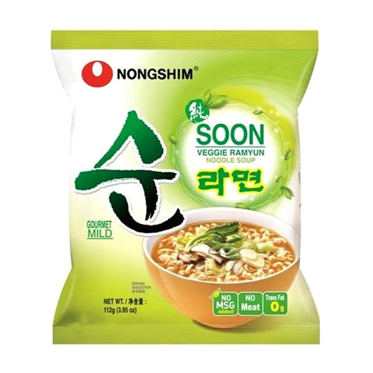 Macarrão Instantâneo Coreano Vegetariano Soon Ramyun 112g Nongshim
