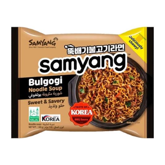 Macarrão Instantâneo Coreano Bulgogi (Carne Temperada Agridoce) 140g Samyang