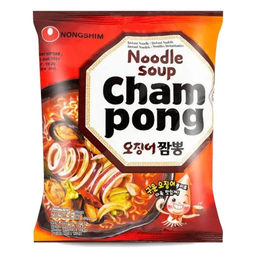 Macarrão Instantâneo Coreano Champong Frutos do Mar Picante 124g Nongshim