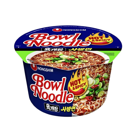 Macarrão Instantâneo Coreano Picante Hot & Spicy Bowl Noodle 100g Nongshim