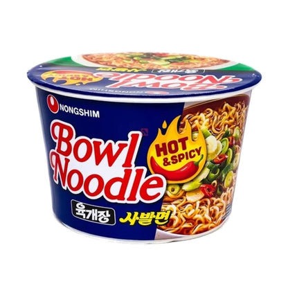 Macarrão Instantâneo Coreano Picante Hot & Spicy Bowl Noodle 100g Nongshim