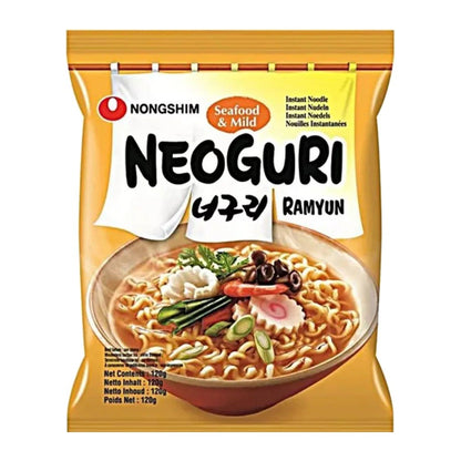 Macarrão Instantâneo Coreano Neoguri Ramyun Suave 120g Nongshim