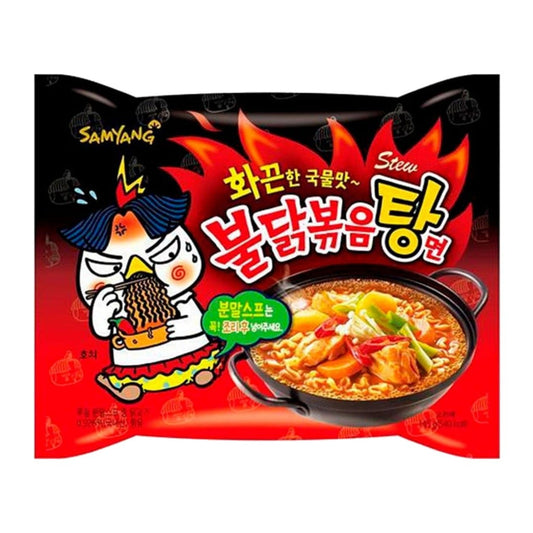 Macarrão Instantâneo Coreano Super Picante Sabor Frango Stew 100g Samyang