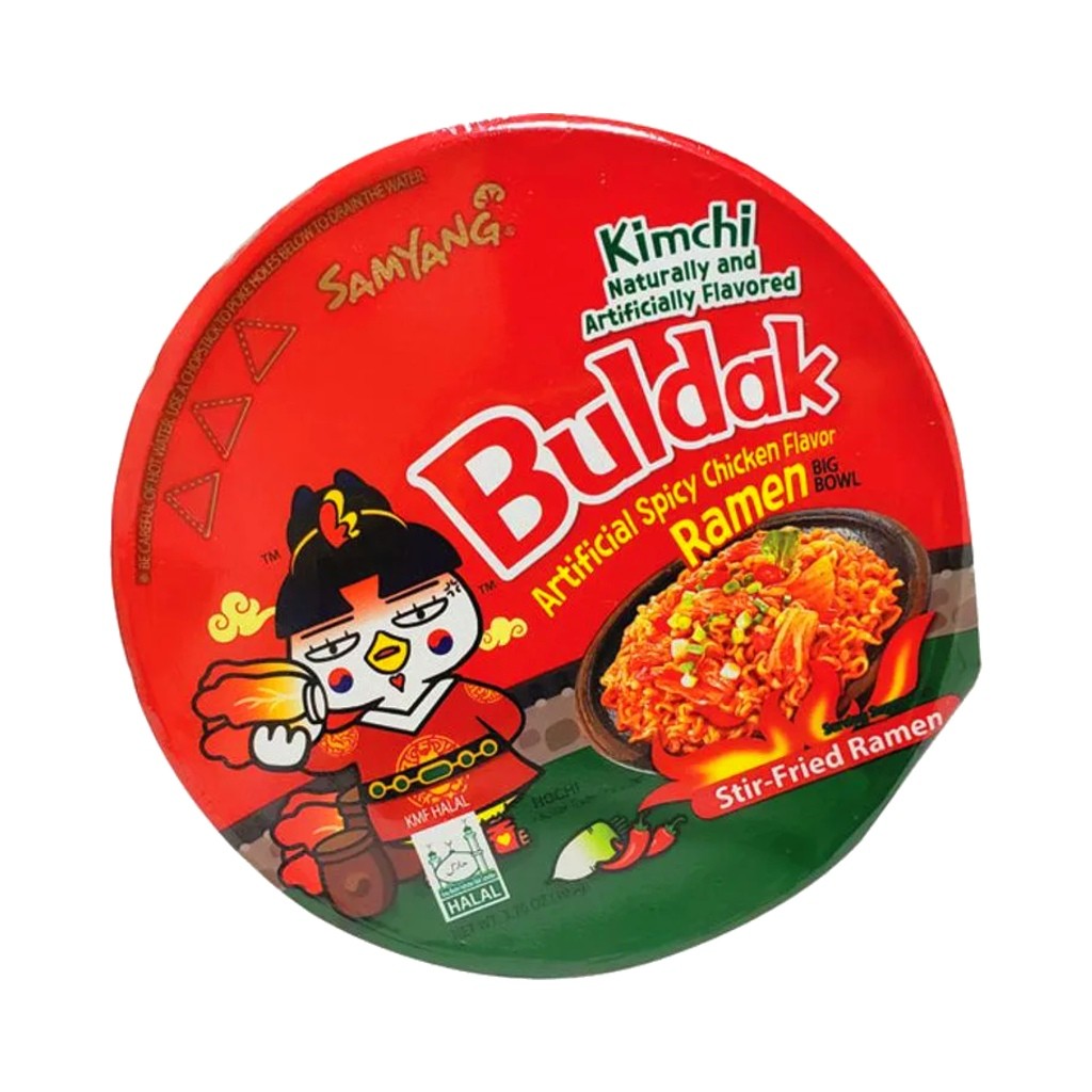Macarrão Instantâneo Picante Sabor Frango Kimchi Bowl 105g Samyang