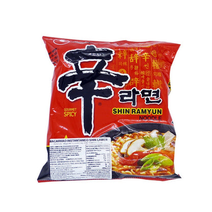 Macarrão Instantâneo Coreano Shin Ramyun Nongshim Picante 120g