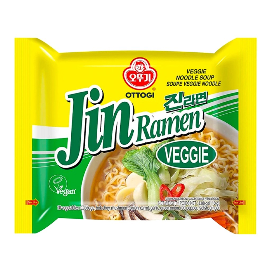 Macarrão Instantâneo Jin Lamen Veggie 110g Ottogi