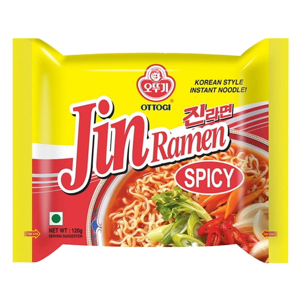 Macarrão Instantâneo Jin Ramen Apimentado 120g Ottogi