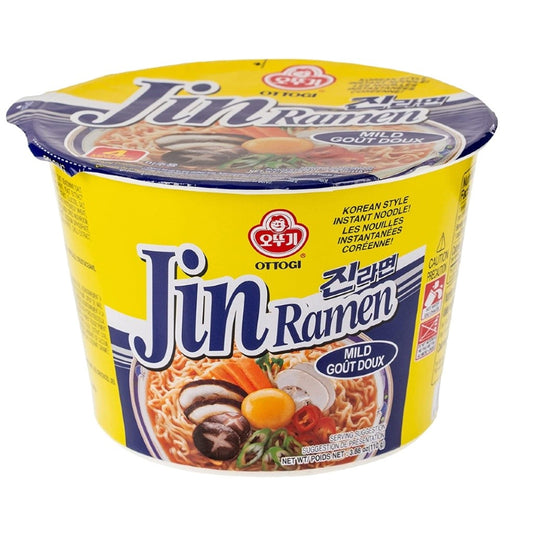 Macarrão Instantâneo Coreano Jin Ramen Mild Bowl 110g Ottogi