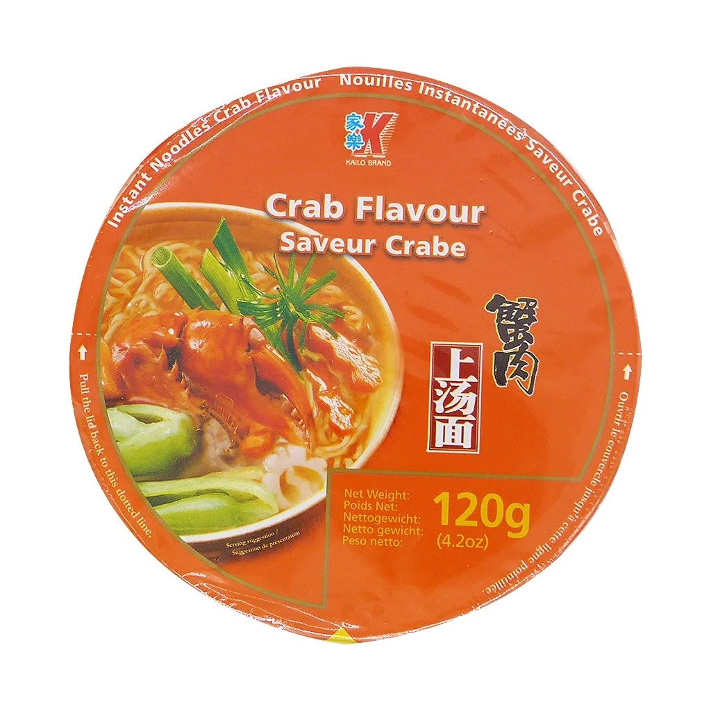Macarrão Instantâneo Sabor Caranguejo Bowl 120g Kailo