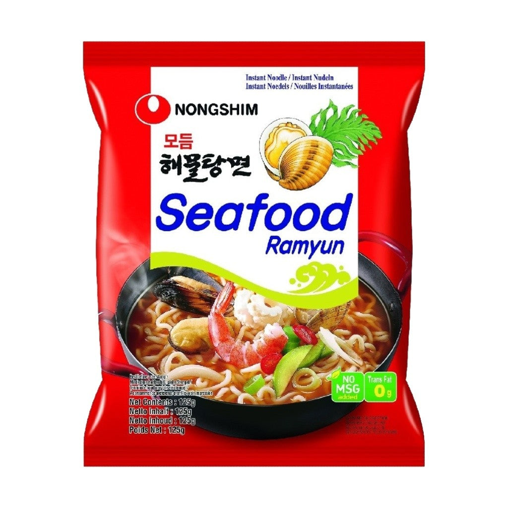 Macarrão Instantâneo Frutos do Mar Picante Ramyun 125g Nongshim