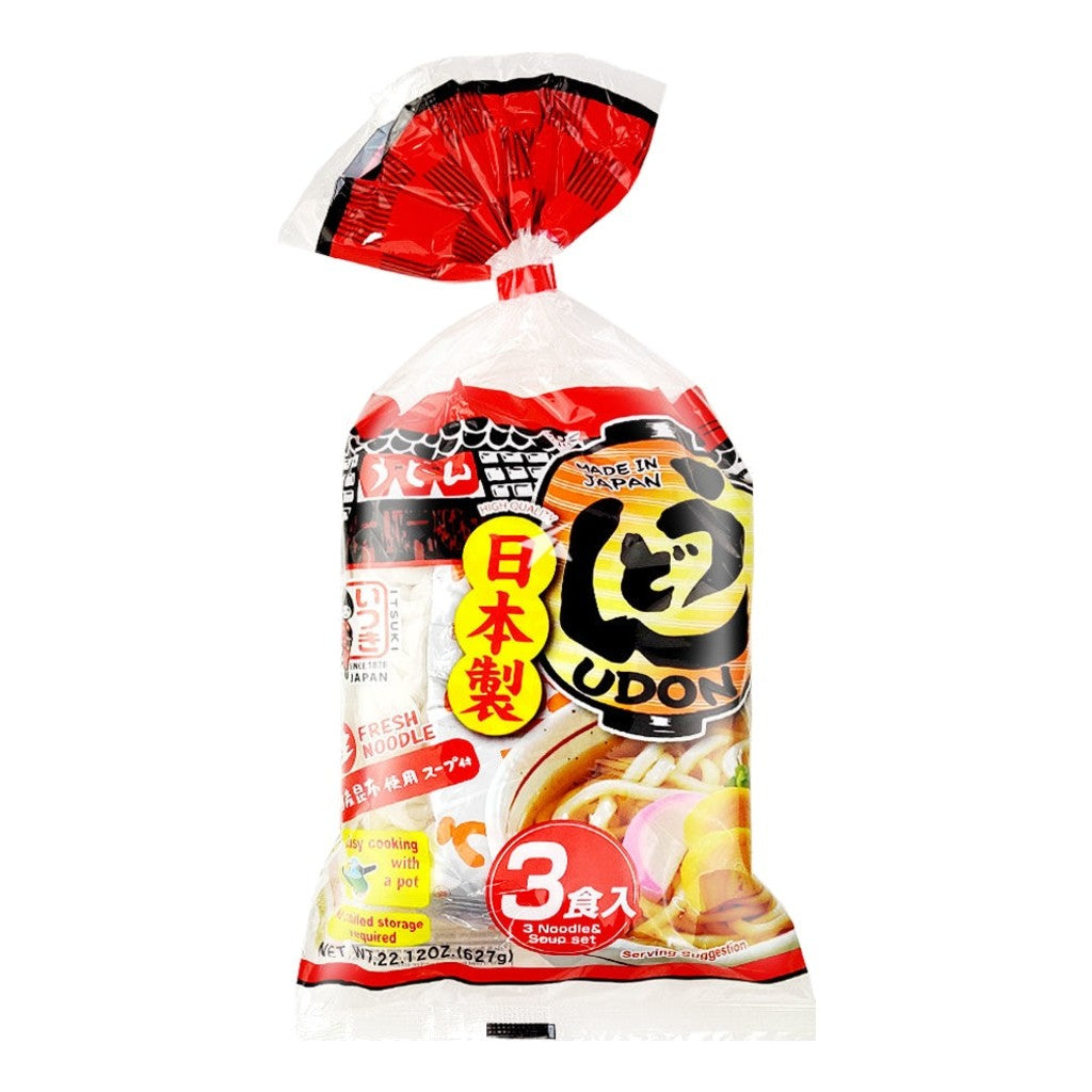 Macarrão Oriental Nipponsei com 3 Unidades Udon 630g Itsuki Foods