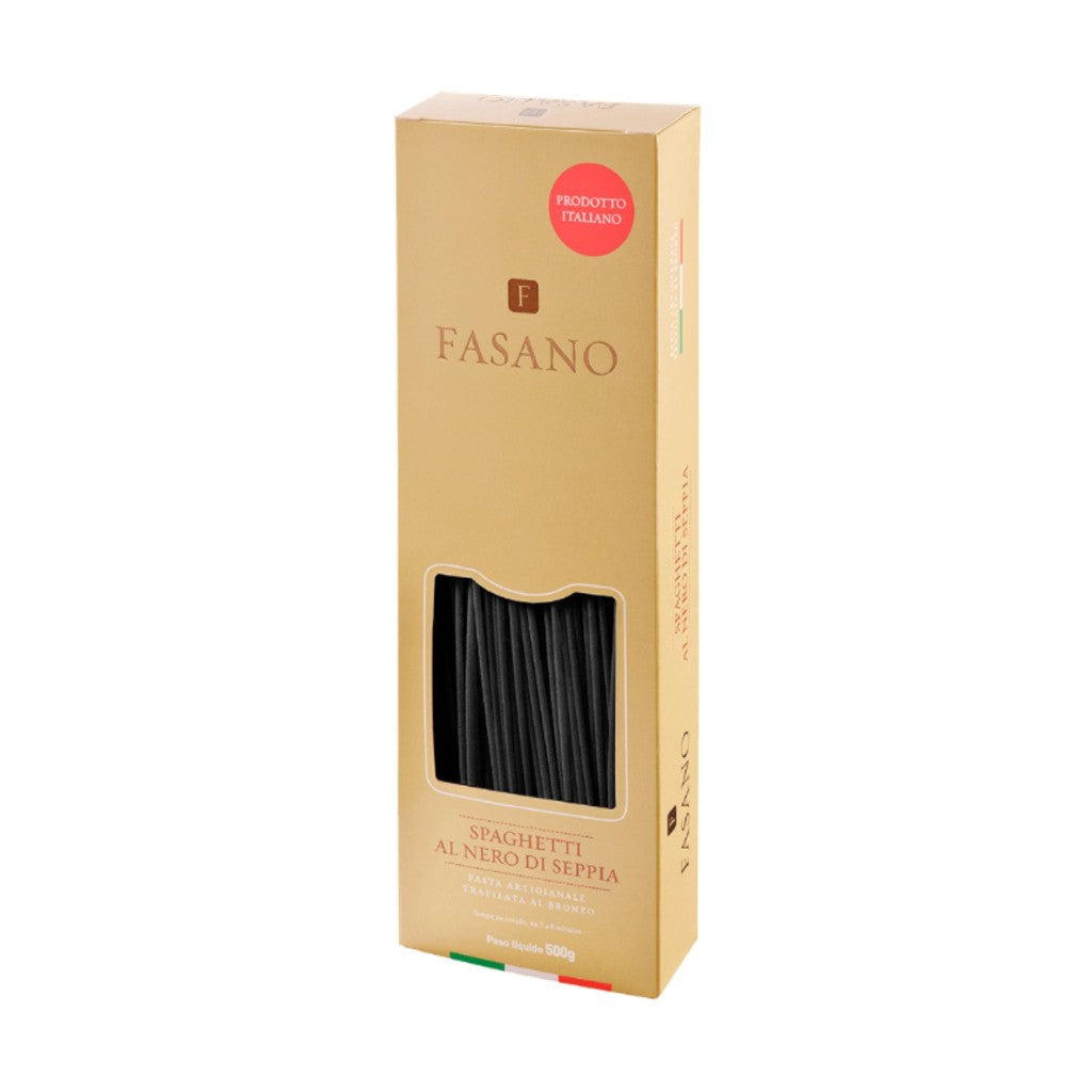 Macarrão Spaghetti Nero Seppia 500g Fasano