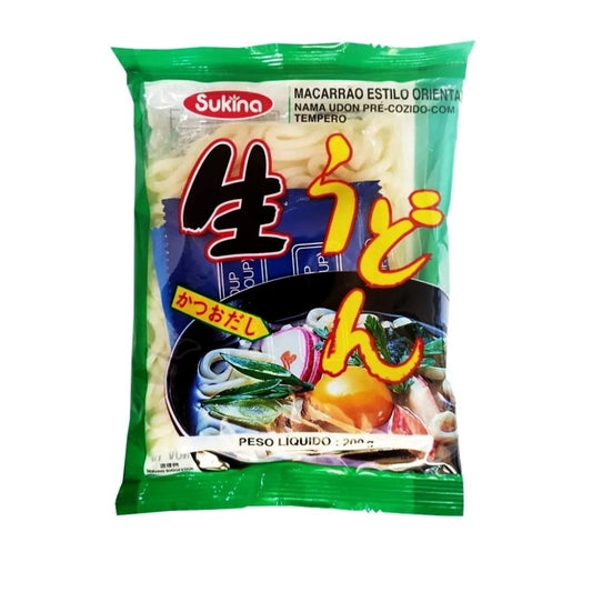 Macarrão Udon Pré-Cozido com Tempero 200g Sukina
