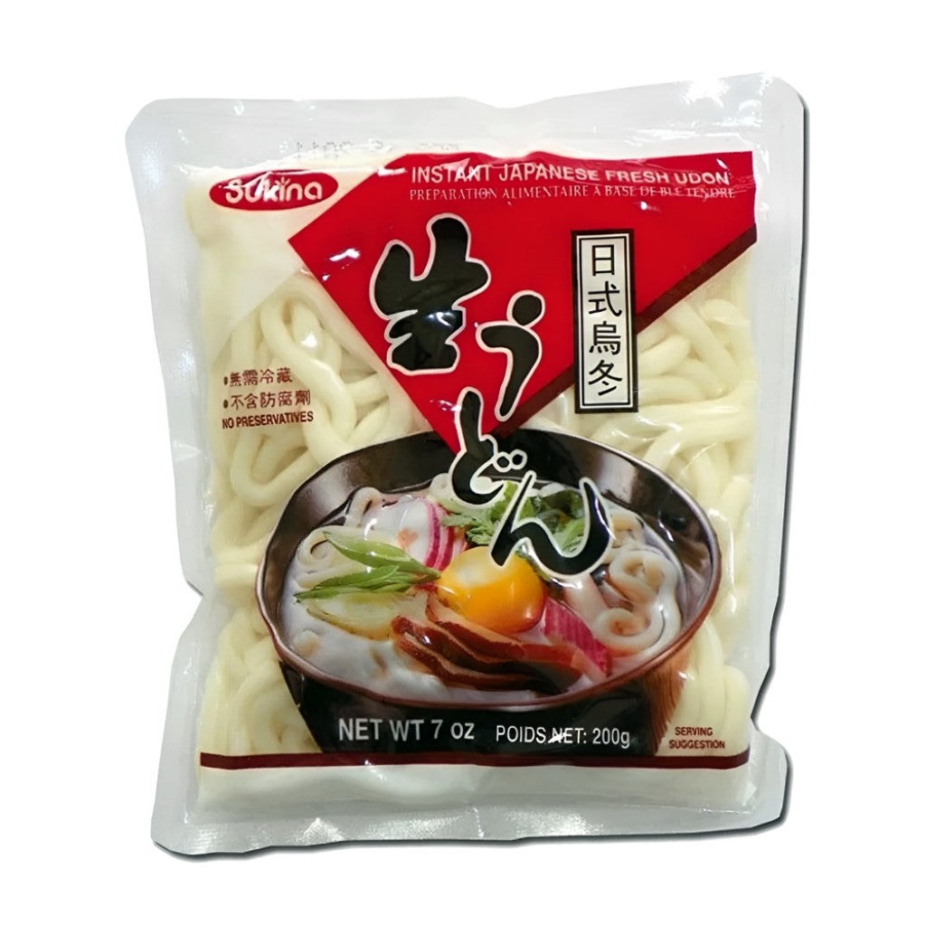 Macarrão Udon Pré-Cozido Sem Tempero 200g Sukina