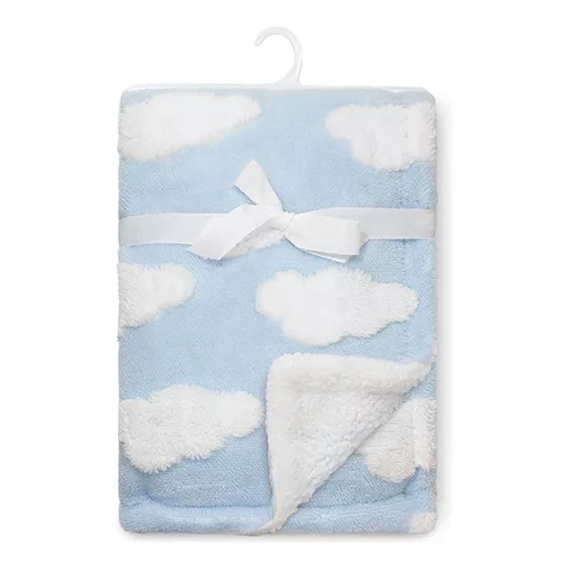 Manta nas Nuvens Azul 75cmX1m