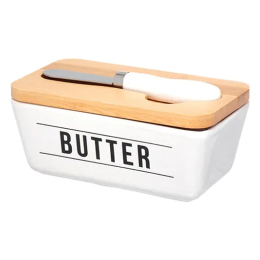 Manteigueira Branca Manhattan 400ml Hauskraft