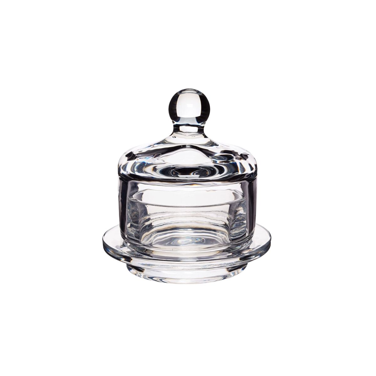 Manteigueira Round em Vidro