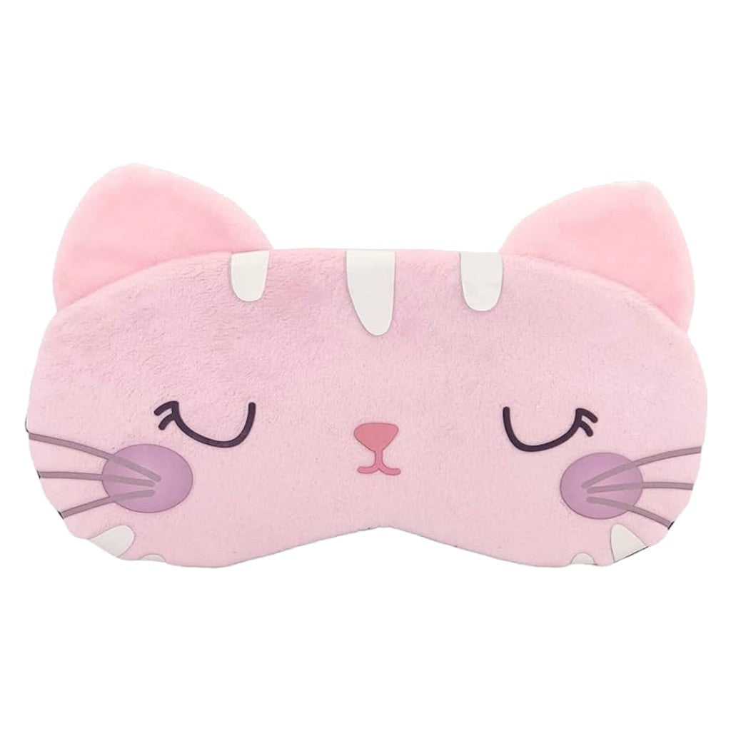 Máscara para Dormir Térmica de Gatinho para Olhos com Gel