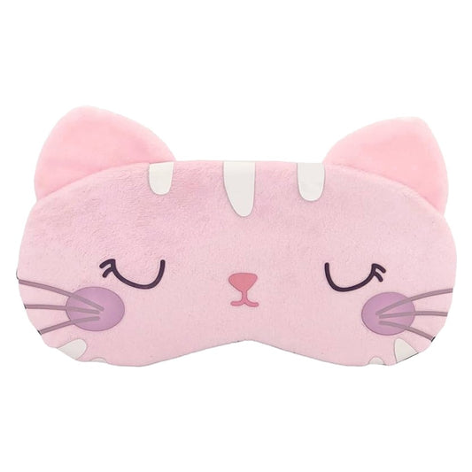 Máscara para Dormir Térmica de Gatinho para Olhos com Gel
