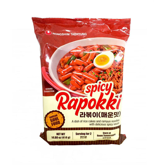 Massa com Molho Picante Spicy Rabokki 414g Nongshim